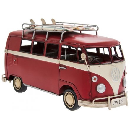 Red VW Campervan, 31cm