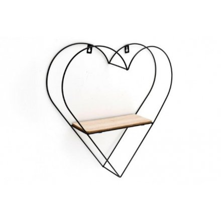 Love Heart Storage Shelf 41cm