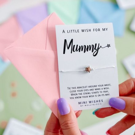 For My Mummy Mini Wish Card
