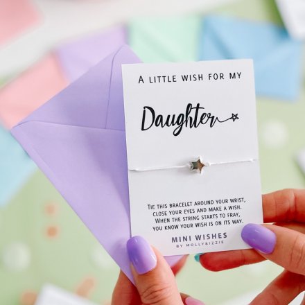 For My Daughter Mini Wish Card