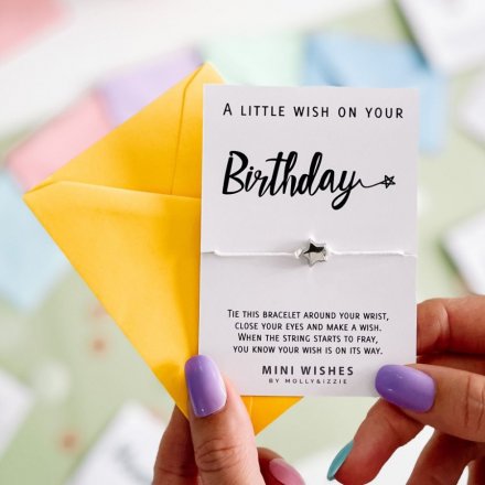 On Your Birthday Mini Wish Card