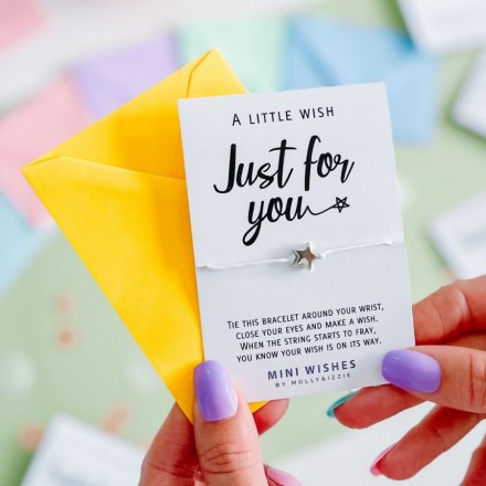 Just For You Mini Wish Card
