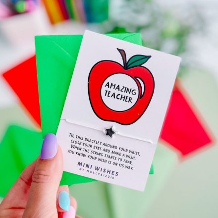 Amazing Teacher Mini Wish Card