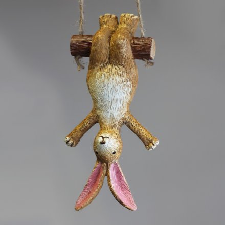  Part of our adorable Bunny Range, a swinging bunny in a cute upside down pose 