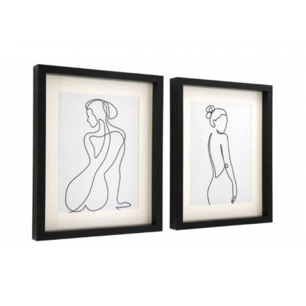 Woman Image In Frame 20x25cm