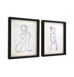 Silhouette Image Of Woman In Picture Frame 