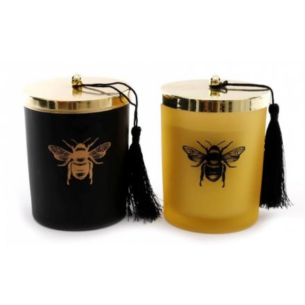 Luxury Bee Candles, 10cm 