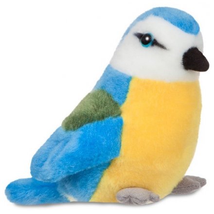 Soft Toy Blue Tit Bird, 8in 