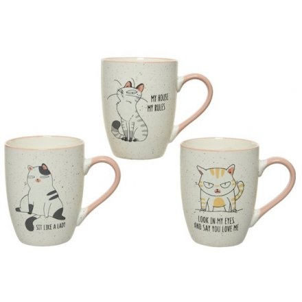 Display your cats inner character with these attractive and stylish mugs. These sassy cats really inhibit a cats persona
