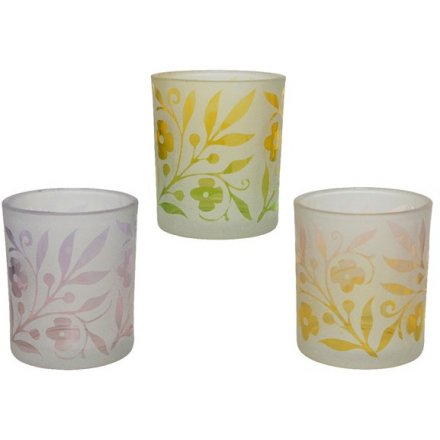 Bright and summery T-light holders that will bring a pop to any home space or garden.