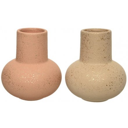 Two Assorted Terracotta Vases, 12.6cm