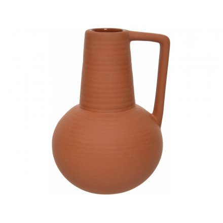 12cm Terracotta Kettle Vase