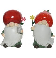 Assortment Of 2 decorative Garden Gnomes