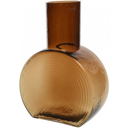Amber Vase in Vintage Design, 23cm