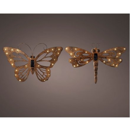 Two Assorted Insect Wall-Lights, 35cm