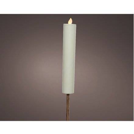 Outdoor LED candles on a 90cm plastic pole to keep your garden parties bright