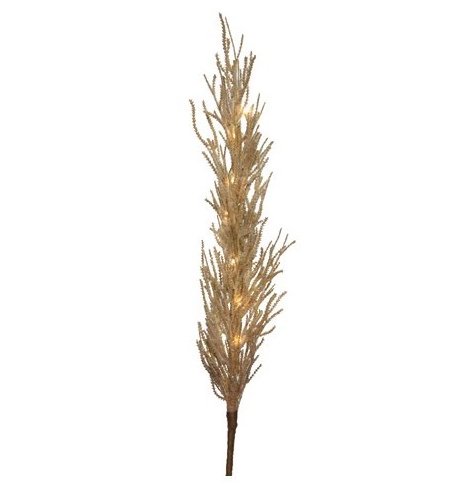 Light up the home with this on trend artificial pampas grass with warm glow LEDS. A must have interior accessory. 