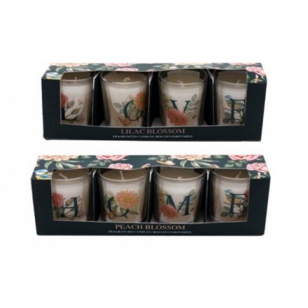 Assortment of Love and Home Candles