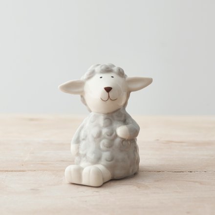 Ceramic Sheep, 9cm