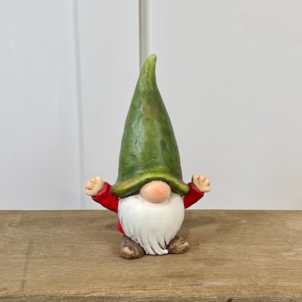 17.5cm Small Red and Green Gnome