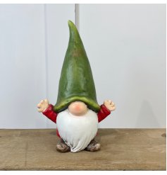 A Colourful and Captivating Red and Green Gnome