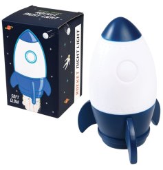 The Space Age Rocket Night Light is a perfect addition to any child's bedroom.