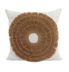 A Boho Styled Assortment of Cushions with Natural Jute Detailing 