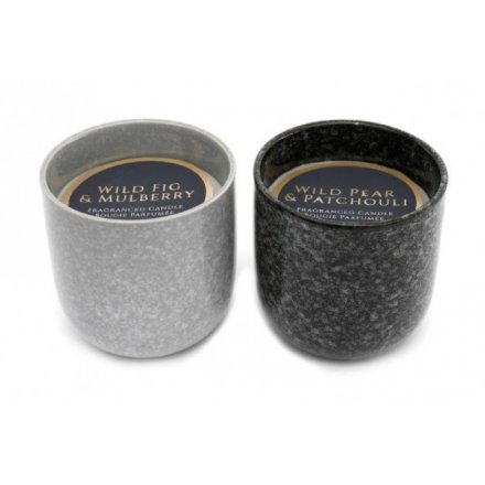 2 Assorted Candle Pot, 9cm