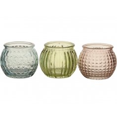 An Eye Catching Assortment of 3 Candle Holders