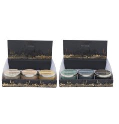 A Charming Assortment of 6 Scented Candle Tins