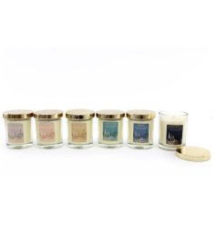 Assortment of 6 Scented Candle Pots