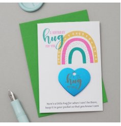 A Colourful Rainbow Card with Birthday Hug