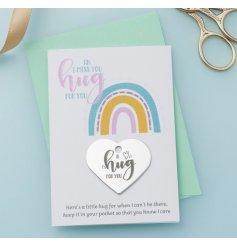 A Rainbow Card with Pocket Heart 