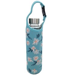 A Charming Reusable Glass Water Bottle