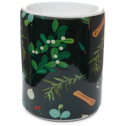 Pine & Mistletoe Christmas Ceramic Oil Burner