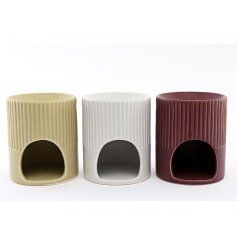 A Chic and Simple Assortment of 3 Ribbed Oil Burners