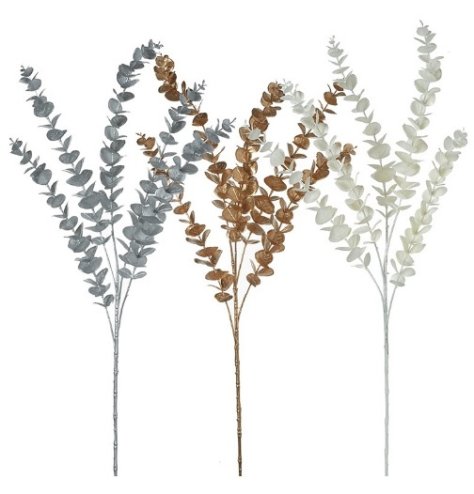 Dress your vases and jugs this season with this assortment of 3 metallic floral sprays.