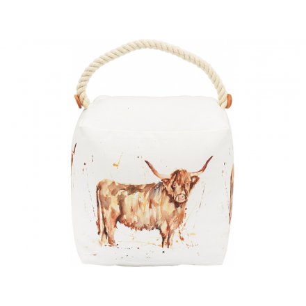 Country Life Highland Cow Doorstop