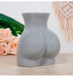 A Stunning Ceramic Body Vase in Grey