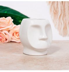 A Simplistic Plant Pot in Face Design
