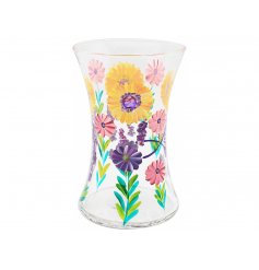 A Colourful Vase in Sunflowers Design