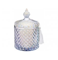 A Perfume Inspired Silver Candle Jar