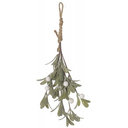 Mistletoe Hanging Bunch, 32cm