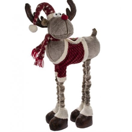 Telescopic Legged Reindeer, 58cm