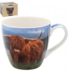 A Country Living  Highland Cow Mug