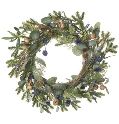 A Charming Large Winter Wreath