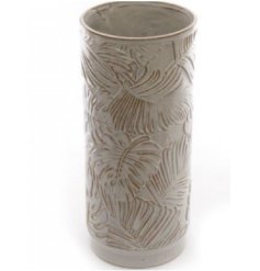 A Stoneware Vase in an Off White Colouring
