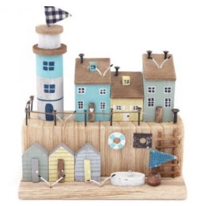 SS0959 / 17cm Seashore House & Beach Hut Ornament | 56845 | Interior ...