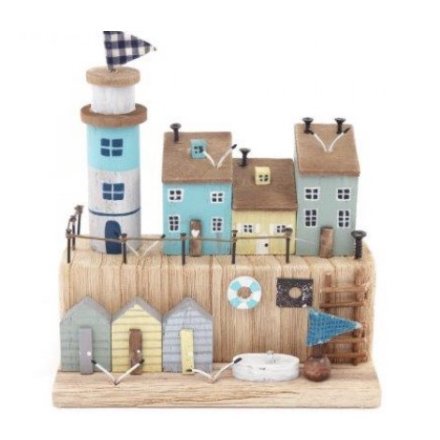 17cm Seashore House & Beach Hut Ornament