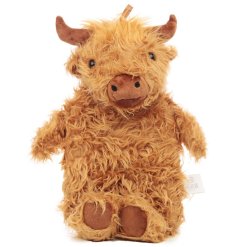 An Utterly Adorable Highland Cow Plush Hot Water Bottle